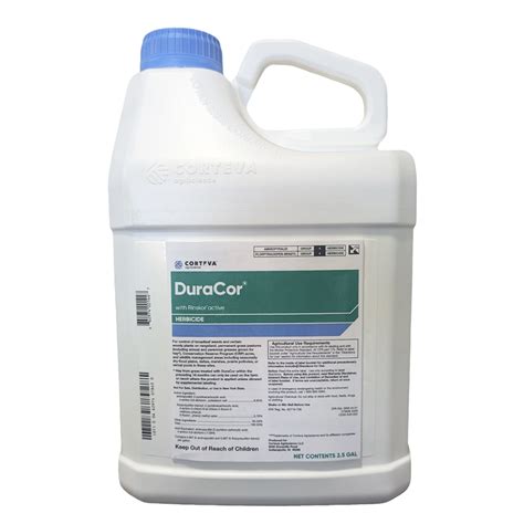 how much duracor per acre